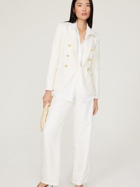 NWOT Rag & Bone Preston Double-Breasted Blazer White Size 4 Small $650